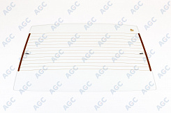 Заднее стекло БОР для LADA (ВАЗ) 2114 (1984-2005 )